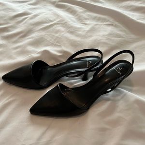 Halston slingback low heel